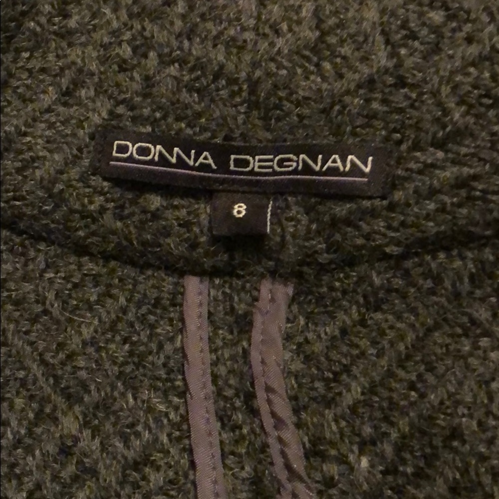 Designer Donna Degman Grey Wool Jacket - Picture 2 of 4
